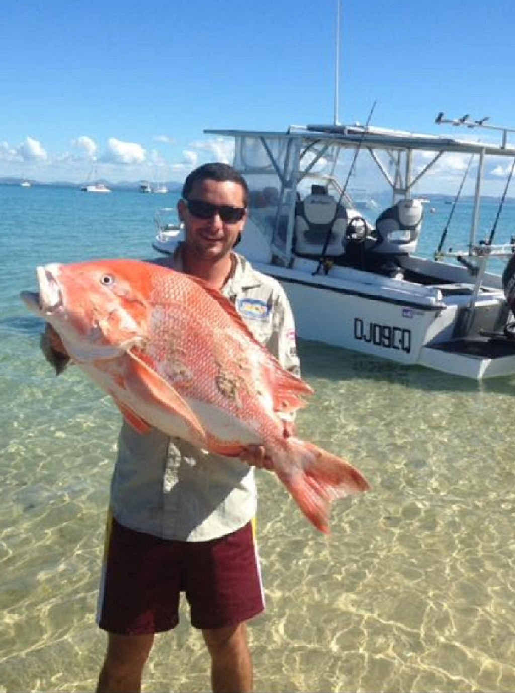 David Pearson with a stonker red that went over 17kg and it was his first. David Pearson with a stonker red that went over 17kg and it was his first.